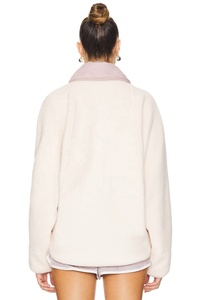 Nouveauté, vestes pour femmes, hiver, coupe-vent, vintage, décontractées, col rabattu, fermeture éclair, tissées, coton uni, respirantes, imprimées - Product Image 4