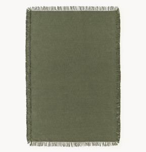 Alfombra de Lana Hecha a Mano |   Alfombra de Color Sólido de Estilo Escandinavo Anudada a Mano |   Lavable, delgado, de 0.2-0.4 pulgadas. Alfombra de pelo medio para - Product Image 5