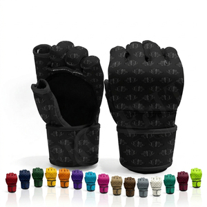 Gants de Sparring en Gros à Marque Privée Acceptée, Gants d'Entraînement de Boxe en Cuir PU avec Support de Poignet Respirant pour Grappling et Fitness - Product Image 1
