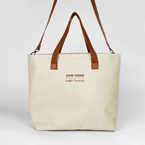 Sacs à main en toile tendance, sacs écologiques avec fermeture à glissière pour femmes - Utilisation pour le camping et les voyages - Product Image 3