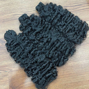 Gran Oferta 2026 Cabello Virgen Doble Trama 100% Cutícula Alineada Cabello Rizado Birmano con Vapor Sin Enredos Sin Caída Directo de Fábrica - Product Image 1