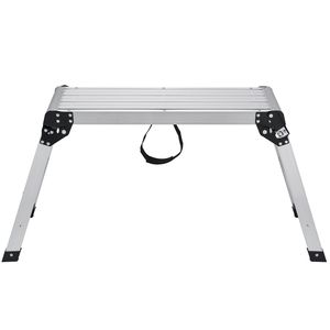 Sgabello-Scala in Alluminio per Cartongesso, Capacità di Carico 330 Libbre, Piattaforma di Lavoro Pieghevole, Banco da Lavoro Resistente con Piedi Antiscivolo - Product Image 1