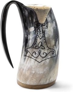 Unique Style High Quality Viking Horn Mug Drinking Horn Mug and Latest Design Coffee Cup Wholesale Price Kitchenware Used - Product Image 6