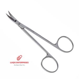 Tijeras para Cartílago Alar de 12 cm, Curvas, Instrumento Quirúrgico de Rinoplastia, Acero Inoxidable - Product Image 4
