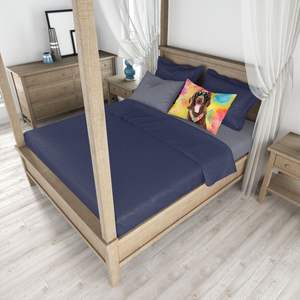 Hippie Dawg Standard Chocolate Labrador Pillowcase Lightweight Super Soft Easy Care Decorative Artwork <b>Throw</b> <b>Pillows</b> - Product Image 4