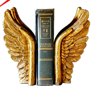 Serre-livres décoratifs en métal doré, style moderne et luxueux, pour étagères - Support lourd pour livres et porte-livres de bureau - Product Image 5