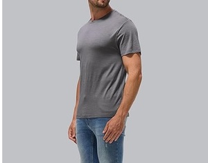 Camiseta Deportiva de Lana Merino 100% Superfina para Hombre, Ecológica, de Secado Rápido y Transpirable, Camiseta Interior de Lana Tejida - Product Image 3