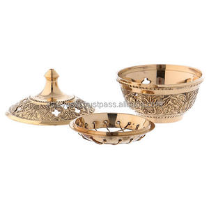 Brûleur d'encens et d'arômes en laiton décoratif pour la décoration de la maison - Marque kalavastu - Product Image 2