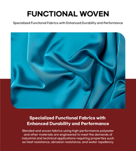 FUNCTIONAL WOVEN: Durable, specialized, and performance-driven,Blended fabric made with high-performance polyester material - Product Image 4