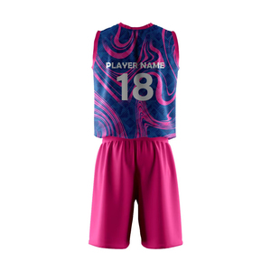 Uniforme de Baloncesto Deportivo Transpirable de Secado Rápido de Alta Calidad OEM, Pantalones Cortos con Estampado Digital, Número y Nombre Personalizados, Tallas Grandes - Product Image 6