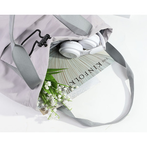 Wholesale <b>Large</b> Capacity Waterproof Nylon Drawstring Tote <b>Bag</b> Convertible Shoulder Backpack for Travel Gym and Shopping - Product Image 3