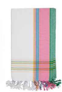 Serviette Kikoy en coton tissé de couleur unie à séchage rapide Rudra Apparel, modèle 011, pour usage domestique - Product Image 6
