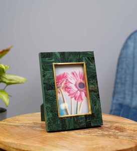 Elegant Handmade Green Marble Photo <b>Frame</b> Luxury Natural Stone Picture <b>Frame</b> for Home Decor Office & Gift Use Wall <b>Mount</b> - Product Image 1