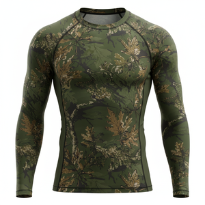 Camiseta de Manga Larga Unisex para Natación, Secado Rápido, Compresión, Top para Surf, Ropa Deportiva para Gimnasio, Fitness, Deportes Acuáticos y Entrenamiento - Product Image 1