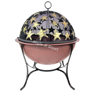 Brasero Clásico Upper Stars con Pintura Resistente al Calor, Diseño Independiente, para Leña/Carbón, para Exteriores y Barbacoa - Product Image 2