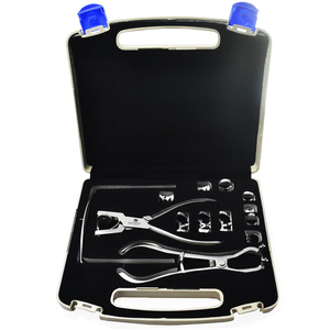 Kit de valise d'instruments dentaires endodontiques : Pinces en caoutchouc, Pince argentée pour molaires, Pince Ainsworth, Certifié CE Classe - Product Image 2