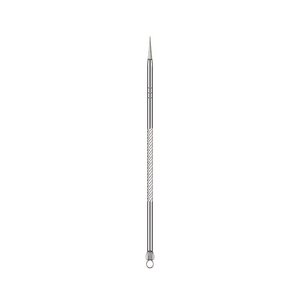 High Quality Blackhead Acne Removal Needle Dual-Ended Stainless Steel Face Skin Care <b>Tool</b> with Loop and <b>Hook</b> Tips - Product Image 3