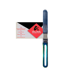 Spatule à poisson en acier inoxydable, résistante à la chaleur, antiadhésive, stérilisable, noire, 23 cm, CE, compatible four et lave-vaisselle - Product Image 4