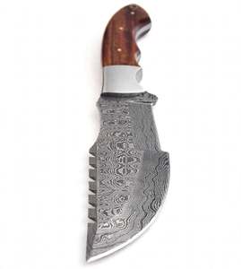 Handcrafted Damascus Steel Heavy Duty <b>Craft</b> <b>Tool</b> Wood Handle Metal Decor - Product Image 2