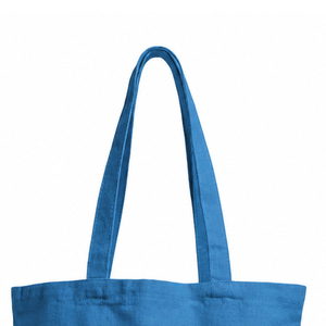 Sac de courses réutilisable et confortable, couleur bleue inspirante, écologique, style simple, à porter à la main - Product Image 5