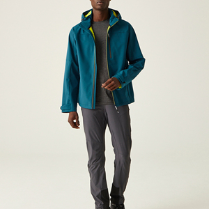 แจ็คเก็ตซอฟต์เชลล์รุ่นใหม่สำหรับผู้ชาย สวมใส่สบาย กันน้ำ ผลิตจากโพลีเอสเตอร์ 100% คุณภาพสูง ป้องกันลม - Product Image 3