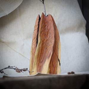 Jarrón de Piso Ecológico Hecho a Mano con Madera de Albaricoque Silvestre, Decoración para Bodas, Tamaño Personalizado - Product Image 5