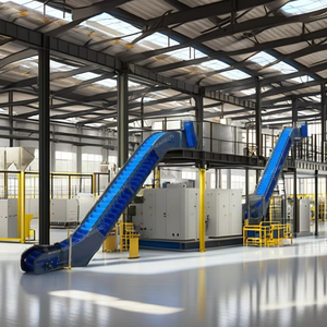 ระบบสายพานลำเลียงอัตโนมัติขนาด 10 ฟุต ระบบยกของแบบลิฟต์ สายพานลำเลียง สายพานลำเลียงสำหรับสายการผลิตอาหาร - Product Image 1