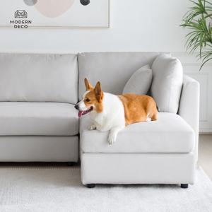Modulare Sofa garnitur Möbel Wohnzimmer Schnitt Stoff Sofa Kratz fest Sofa Couch Katze Hund Haustier freundlich - Product Image 3