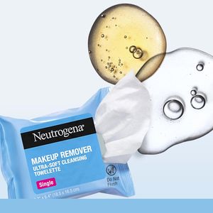 Lingettes nettoyantes pour le visage et démaquillantes, éliminent en douceur le maquillage et l'excès de sébum, emballées individuellement, sans alcool - Product Image 2
