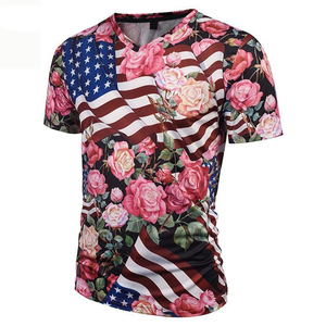 Camiseta Sublimada para Hombre, Estilo Urbano, 100% Poliéster, Transpirable, de Secado Rápido, Manga Corta, Última Tendencia - Product Image 1