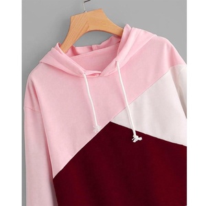 Jersey corto de lana de algodón 100% para mujer, Sudadera con capucha, ropa de calle transpirable de tecnología suave con logotipo frontal a granel, novedad - Product Image 3