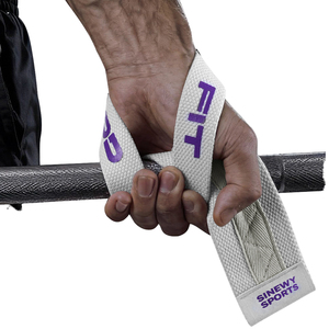 Customized Logo Heavy Duty Neoprene Wrist Wraps for Weightlifting <b>Training</b> Non-Slip Support with Hand Grip Power Lifting Grips - Product Image 1
