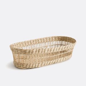 Cesta de mimbre ecológica hecha a mano de Vietnam, organizador de cocina, diseño bohemio moderno, duradera para almacenamiento de alimentos - Product Image 2