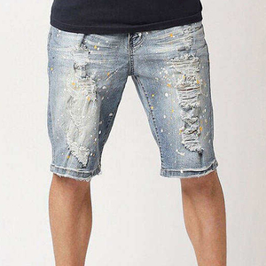 Nuevos Pantalones Cortos de Mezclilla para Hombre, Diseño Único, Estilo Urbano, Alta Calidad - Product Image 5