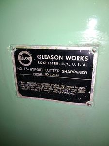 Afilador de Cuchillas Gleason 13 Hypoid - Product Image 6