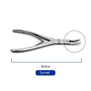 1 unidad de Instrumentos Quirúrgicos BAFA BSI-FC-7563, Rongeurs Óseos de Doble Acción Rectos/Curvos de 185 mm, Instrumentos Quirúrgicos Ortopédicos - Product Image 5