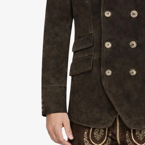 Veste élégante pour homme, style traditionnel allemand, haute qualité, veste allemande traditionnelle pour homme, laine Loden bavaroise - Product Image 6