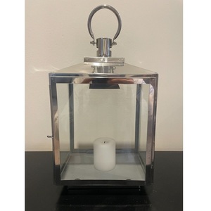 Great Quality <b>Silver</b> Iron Modern Decorative Christmas Valentine's Day Candle <b>Lantern</b> Hanging Tabletop Indoor Home Decor - Product Image 1