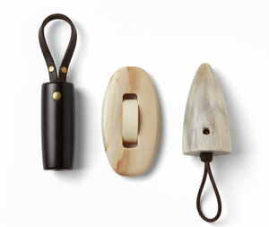 Boutons à bascule en os faits à la main, forme naturelle, artisanat rustique, écologique, poli, portable, décoration d'intérieur - Product Image 5