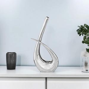 Artistic <b>Metal</b> Tabletop <b>Vase</b> for Decorative Flowers, Elegant Interior Decor for Living Room & Office - Product Image 2