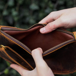 Service OEM Nouvelle Arrivée Sacs Banane en Cuir Véritable pour Hommes, Style Vintage, Meilleures Ventes - Product Image 5