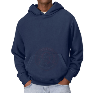 Sudadera con Capucha Extra Grande para Hombre, de Algodón Premium, Estilo Holgado para Ropa Casual y Moda Diaria - Product Image 2