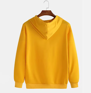 เสื้อฮู้ดผู้ชายผ้าฝ้ายฟลีซ 100% แบบมีกระเป๋า สปริงแฟชั่น พิมพ์ลายดิจิทัล - Product Image 5