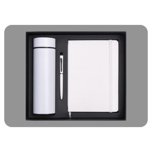 Premium A5 PU Leather Embossed Printing Diary Pen Keychain Water Bottle Customized Logo <b>Gift</b> Box Business <b>Gift</b> <b>Set</b> - Product Image 3