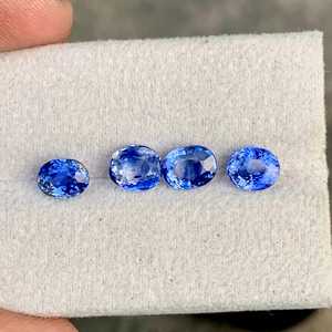 Zafiro Azul Natural de la India, Corte Ovalado, Gema Suelta, Piedra Preciosa Premium, Certificada por Terceros, para Fabricación de Joyas, Venta al Por Mayor - Product Image 5