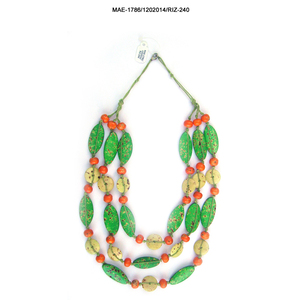 Collar de Cuentas de Colores Estilo Bohemio Unisex, Joyería de Declaración con Patrón de Corazones Multicolor, Accesorio de Moda para Fiesta, Venta al por Mayor - Product Image 2