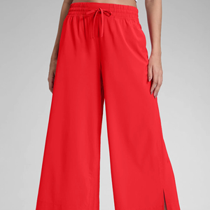 Windproof Cotton <b>Pants</b> with Heat-Transfer Printing Women's <b>Pants</b> & Trousers High Quality Wholesale Flared Trousers - Product Image 5