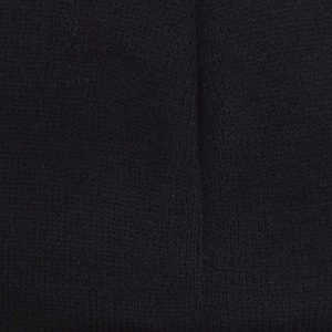 Gorro de Punto Acrílico 100% Negro, Transpirable e Impermeable, con Borde de Contraste Azul, Unisex, para Invierno - Product Image 6