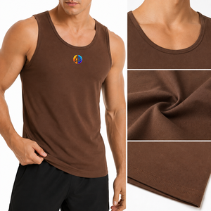 Practical design supports daily movement with <b>Man</b> Tank Top with natural movement for <b>beach</b> trips and <b>beach</b> trips daily wear - Product Image 5