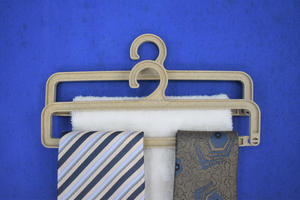 High Quality Plastic Hanger 200x29mm Rice Husk Hanger <b>Small</b> Green Clothes and <b>Towels</b> Display Accessory Green Garment Accessories - Product Image 5